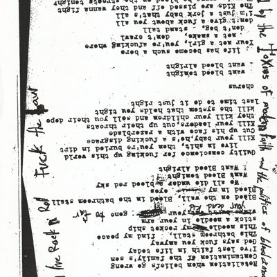 CPC Gangbangs "Teenage Crimewave" 7" insert front