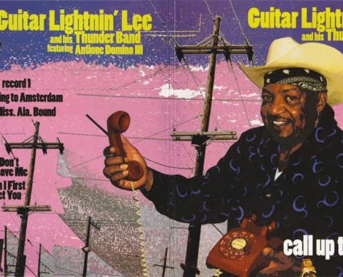 Guitar Lightnin' Lee & His Thunder Band "Call Up The Band" 7" outside cover